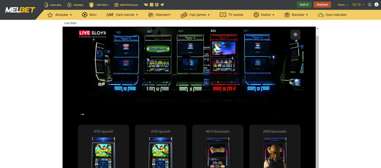 Melbet Live Casino